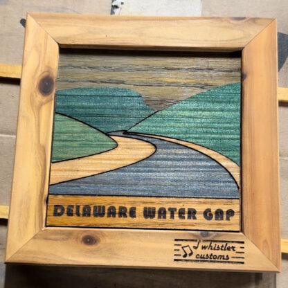 Delaware Water Gap Woodworking Wall Art