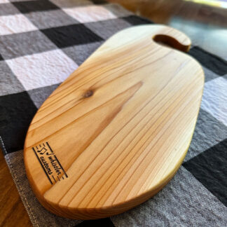 Handcrafted cedar cheese board